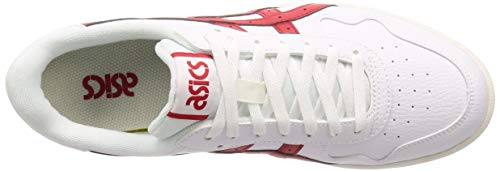 Asics Japan S, Running Shoe Unisex-Adult, Blanco/Speed Red, 44 EU