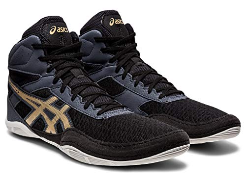 ASICS Matflex 6 - Zapatillas de lucha libre para hombre, Negro (Negro/Champán), 44.5 EU