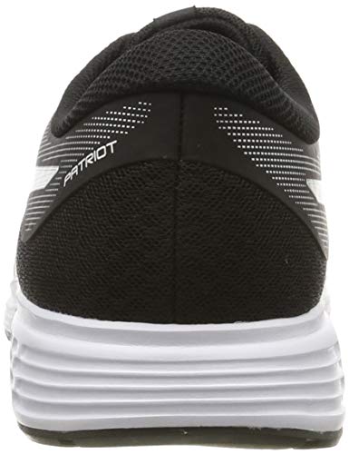 Asics Patriot 11, Zapatillas de Running para Hombre, Negro (Black/White 001), 46 EU Asics Patriot 11, Zapatillas de Running para Hombre, Negro (Black/White 001), 46 EU