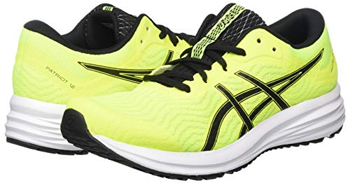 Asics Patriot 12, Sneaker Mens, Safety Yellow/Black, 44.5 EU