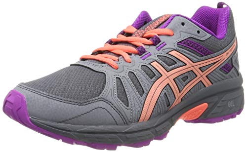 Asics Venture 7 GS, Zapatillas de Running Unisex Adulto, Gris, 36 EU