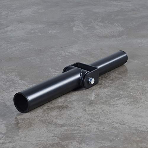 Asinean Rotación de 360 Grados Barbell T-Bar Row Plate Post Landmine para Barras Olímpicas de 2 Pulgadas Barras de 50 mm, Soportes de Placa de Peso Negros para Ejercicios de Espalda