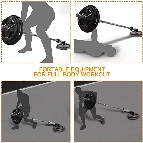 Asinean Rotación de 360 Grados Barbell T-Bar Row Plate Post Landmine para Barras Olímpicas de 2 Pulgadas Barras de 50 mm, Soportes de Placa de Peso Negros para Ejercicios de Espalda