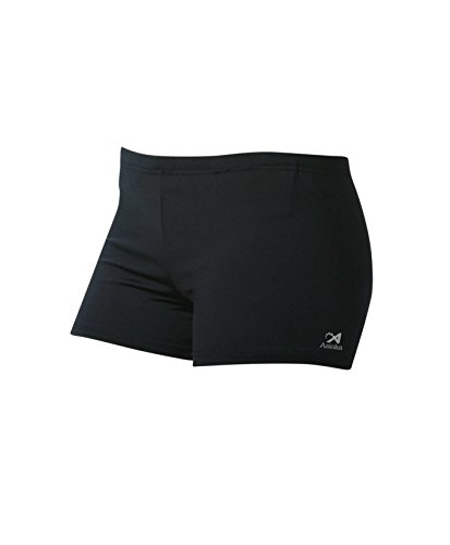 Asioka 113/15N Pantalón Corto Deportivo, Niñas, Negro, XS (12-14)