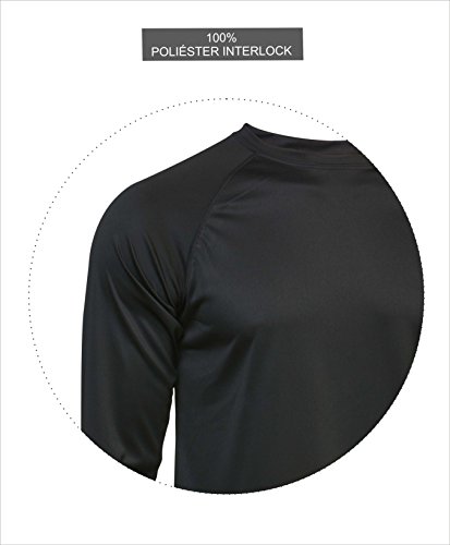 Asioka 300/14 Camiseta Deportiva de Manga Larga, Unisex Adulto, Negro, S Asioka 300/14 Camiseta Deportiva de Manga Larga, Unisex Adulto, Negro, S