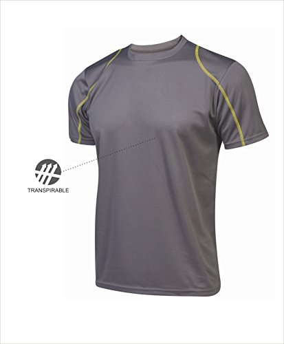 Asioka 375/16 Camiseta de Running, Unisex Adulto, Gris, L
