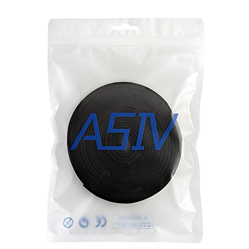 ASIV Correa de Nylon multifunción de 10 metros para Senderismo al aire libre, Embalaje, DIY, artesanía - Negro ASIV Correa de Nylon multifunción de 10 metros para Senderismo al aire libre, Embalaje, DIY, artesanía - Negro