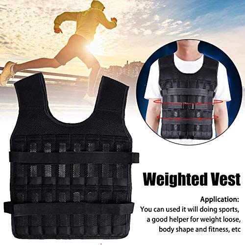 Asolym Chalecos Peso Ajustable, Chaleco Peso de 20 a 40 kg, Chaqueta Entrenamiento Fuerza para Entrenamiento Velocidad, Entrenamiento Funcional, Levantamiento Pesas, Levantamiento Pesas y Dominadas Asolym Chalecos Peso Ajustable, Chaleco Peso de 20 a 40 kg, Chaqueta Entrenamiento Fuerza para Entrenamiento Velocidad, Entrenamiento Funcional, Levantamiento Pesas, Levantamiento Pesas y Dominadas