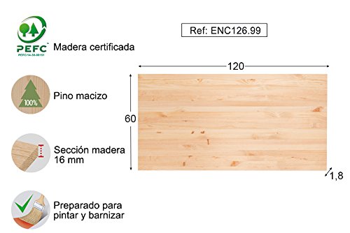 ASTIGARRAGA Kit LINETablero Pino 120x60x1,8