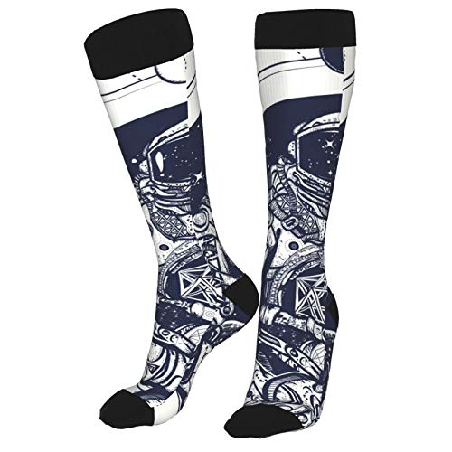 Astronauta en posición de loto Arte del tatuaje y diseño de camiseta Símbolo Meditación Armonía Yoga Astronauta Yoga Los calcetines negros de tacón alto son ligeros y resistentes al sudor Calcetines g Astronauta en posición de loto Arte del tatuaje y diseño de camiseta Símbolo Meditación Armonía Yoga Astronauta Yoga Los calcetines negros de tacón alto son ligeros y resistentes al sudor Calcetines g