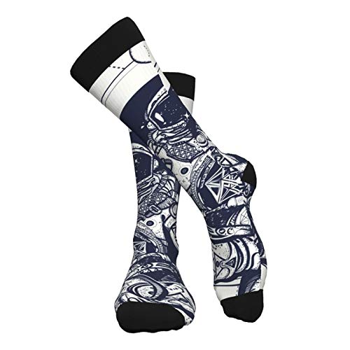 Astronauta en posición de loto Arte del tatuaje y diseño de camiseta Símbolo Meditación Armonía Yoga Astronauta Yoga Los calcetines negros de tacón alto son ligeros y resistentes al sudor Calcetines g Astronauta en posición de loto Arte del tatuaje y diseño de camiseta Símbolo Meditación Armonía Yoga Astronauta Yoga Los calcetines negros de tacón alto son ligeros y resistentes al sudor Calcetines g