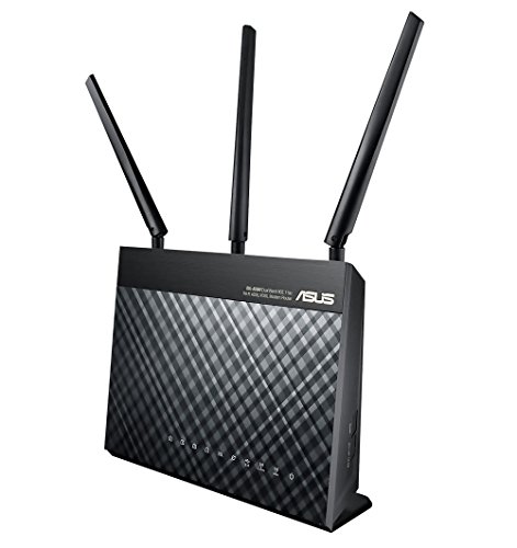 ASUS DSL-AC68U - Router Inalámbrico AC1900 Mbps (Dual-Band VDSL/ADSL 2+, Gigabit, USB 3.0, compatible con Ai Mesh wifi)