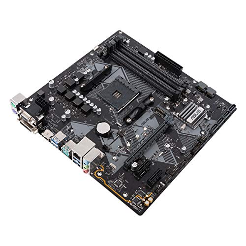 ASUS PRIME B450M-A - Placa base AMD AM4 mATX con conector Aura Sync RGB, DDR4 3200 MHz, M.2, HDMI 2.0b, SATA 6 Gbps y USB 3.1 Gen. 2, soporta Ryzen 3000 ASUS PRIME B450M-A - Placa base AMD AM4 mATX con conector Aura Sync RGB, DDR4 3200 MHz, M.2, HDMI 2.0b, SATA 6 Gbps y USB 3.1 Gen. 2, soporta Ryzen 3000