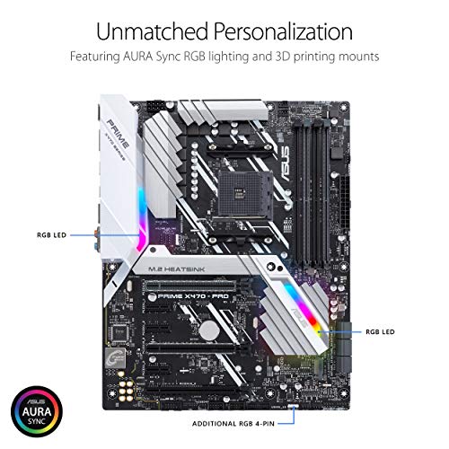 Asus PRIME X470-PRO AMD AM4 X470 ATX - Placa con M.2 heatsink, DDR4 3600MHz, dual M.2, HDMI, SATA 6Gbps y USB 3.1 Gen 2 conector panel frontal Asus PRIME X470-PRO AMD AM4 X470 ATX - Placa con M.2 heatsink, DDR4 3600MHz, dual M.2, HDMI, SATA 6Gbps y USB 3.1 Gen 2 conector panel frontal