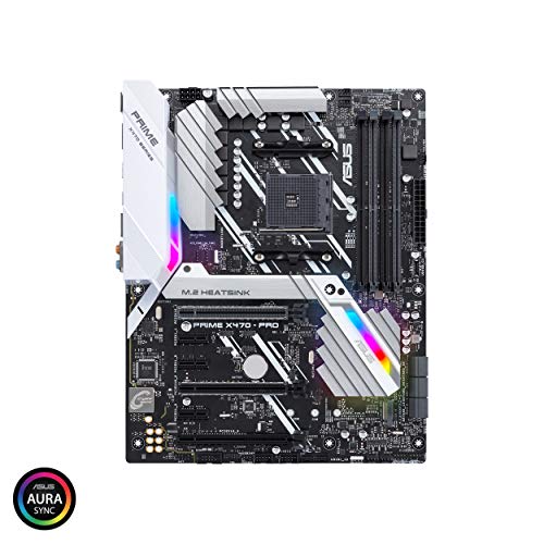 Asus PRIME X470-PRO AMD AM4 X470 ATX - Placa con M.2 heatsink, DDR4 3600MHz, dual M.2, HDMI, SATA 6Gbps y USB 3.1 Gen 2 conector panel frontal