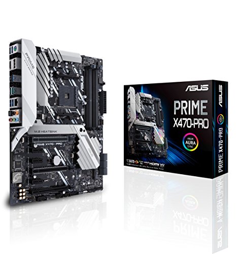 Asus PRIME X470-PRO AMD AM4 X470 ATX - Placa con M.2 heatsink, DDR4 3600MHz, dual M.2, HDMI, SATA 6Gbps y USB 3.1 Gen 2 conector panel frontal Asus PRIME X470-PRO AMD AM4 X470 ATX - Placa con M.2 heatsink, DDR4 3600MHz, dual M.2, HDMI, SATA 6Gbps y USB 3.1 Gen 2 conector panel frontal
