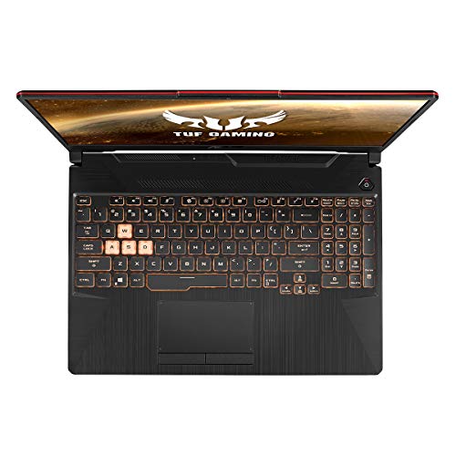 ASUS TUF Gaming A15 FX506LH-BQ034 - Ordenador Portátil Gaming de 15.6" FullHD (Intel Core i5-10300H, 16GB RAM, 512GB SSD, NVIDIA GTX1650-4GB, Sin Sistema Operativo)Negro Hoguera-Teclado QWERTY español