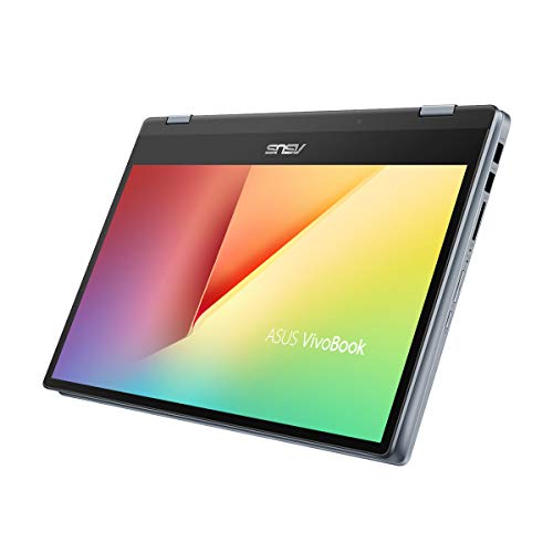 ASUS VivoBook Flip 14 TP412FA-EC381T - Portátil convertible de 14" FullHD (Intel Core i3-10110U, 8GB RAM, 256GB SSD, Windows 10 Home) Azul Galaxia - Teclado QWERTY español ASUS VivoBook Flip 14 TP412FA-EC381T - Portátil convertible de 14" FullHD (Intel Core i3-10110U, 8GB RAM, 256GB SSD, Windows 10 Home) Azul Galaxia - Teclado QWERTY español