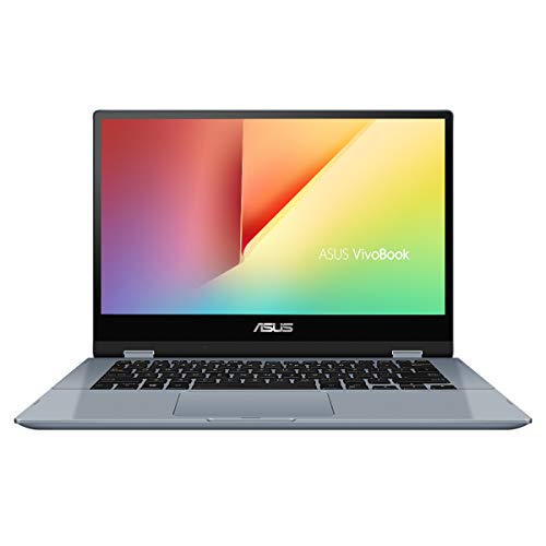 ASUS VivoBook Flip 14 TP412FA-EC381T - Portátil convertible de 14" FullHD (Intel Core i3-10110U, 8GB RAM, 256GB SSD, Windows 10 Home) Azul Galaxia - Teclado QWERTY español