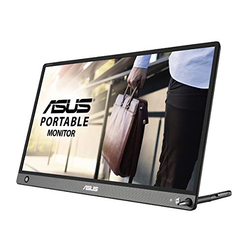 ASUS ZenScreen Touch MB16AMT - Monitor portátil USB-C de 15,6 Pulgadas, IPS, Full HD, Conectividad híbrida, USB de Tipo C, Micro-HDMI, Compatible con Smartphones, portátiles y Consolas de Juegos