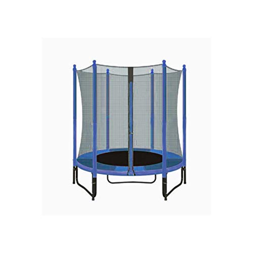 ATAA Cama elástica Infantil 140 Plus - Azul Trampolín Ideal para niños con una Zona de Salto de 140 centímetros, Red de Seguridad y Almohadillas de protección.