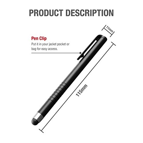 ATATMOUNT Universal Silicone Penhead Clip Stylus Pen Capacitive Screen Pen for NS Switch Game Console Phone Tablet Devices