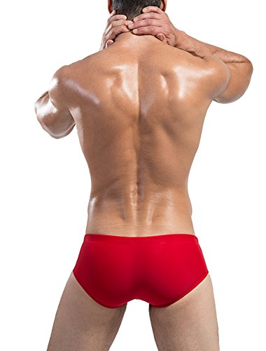 Ateid Bañador de Natación Slip para Hombre Rojo XXL Ateid Bañador de Natación Slip para Hombre Rojo XXL