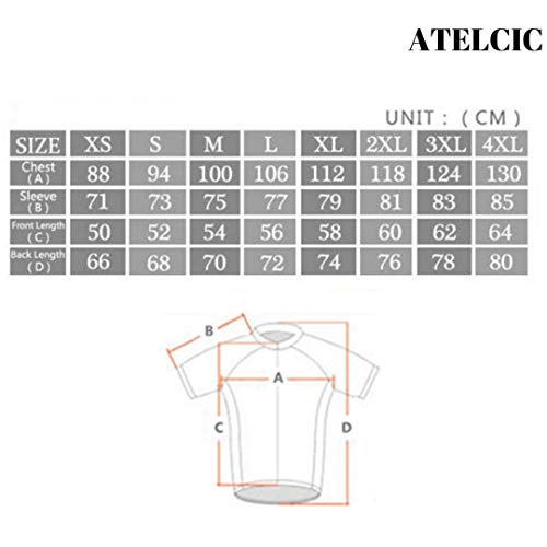 Atelcic Maillot para Ciclismo MTB Spinning Ciclismo de Carretera, Traje de Ciclismo Manga Corta Verano para Hombre y Mujer (Naranja - Negro, L) Atelcic Maillot para Ciclismo MTB Spinning Ciclismo de Carretera, Traje de Ciclismo Manga Corta Verano para Hombre y Mujer (Naranja - Negro, L)