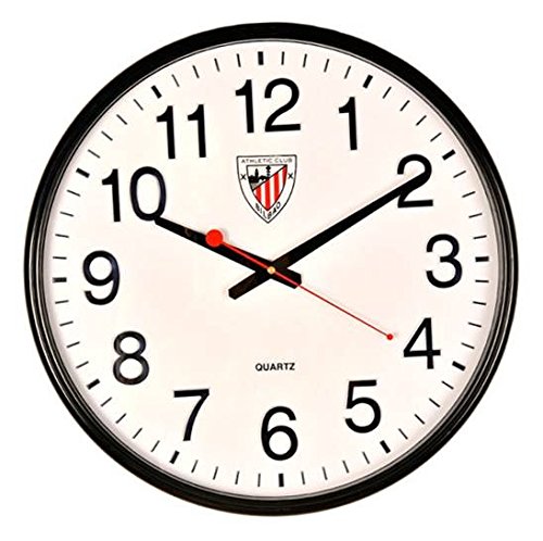 ATHLETIC CLUB DE BILBAO - Reloj de Pared 45 cm RE03AC00 - Negro ATHLETIC CLUB DE BILBAO - Reloj de Pared 45 cm RE03AC00 - Negro
