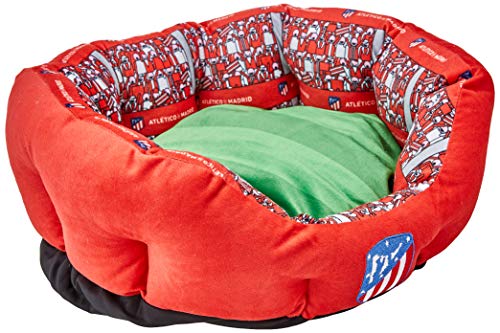 Atletico de Madrid BE-01S-ATL Cama para Animales de Compañía, Talla S