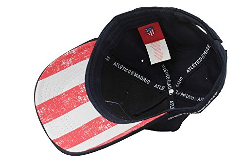 Atlético de Madrid Gorra Adulto Azul Marino Producto Oficial - Nuevo Escudo