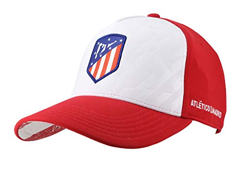 Atlético de Madrid Gorra Adulto Rojiblanco Producto Oficial - Nuevo Escudo