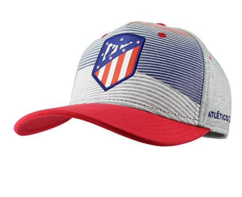 Atlético de Madrid Gorra Infantil Gris, Azul Marino y Rojo Producto Oficial - Nuevo Escudo Atlético de Madrid Gorra Infantil Gris, Azul Marino y Rojo Producto Oficial - Nuevo Escudo