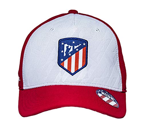 Atlético de Madrid Gorra Infantil Rojiblanco Producto Oficial - Nuevo Escudo