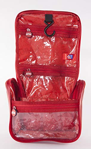 Atlético de Madrid Neceser de Viaje - Producto Oficial del Equipo, con Percha para Colgar y Varias Alturas para Guardar Artículos de Aseo Atlético de Madrid Neceser de Viaje - Producto Oficial del Equipo, con Percha para Colgar y Varias Alturas para Guardar Artículos de Aseo
