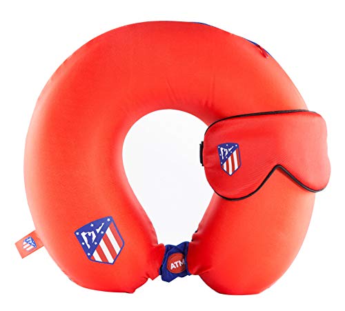 Atletico DE Madrid Pack Cojin y Antifaz Viaje AT