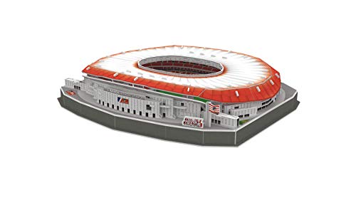 Atlético de Madrid- Puzzle 3D Estadio Wanda Metropolitano con Luz (Eleven Force 14061)
