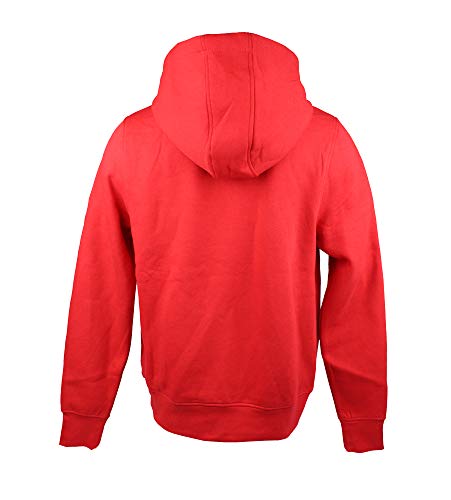 Atletico de Madrid Sudadera Algodón Roja con Capucha - Rayas Blancas - Escudo Nuevo (M) Atletico de Madrid Sudadera Algodón Roja con Capucha - Rayas Blancas - Escudo Nuevo (M)
