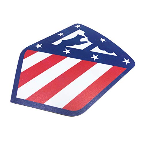 ATLETICO MADRID Alfombrilla de ratón con Forma del Escudo del Club ATLETICO MADRID Alfombrilla de ratón con Forma del Escudo del Club