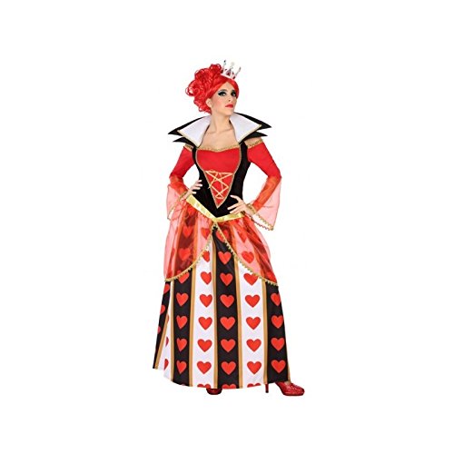 Atosa-54488 Disfraz Reina Corazones, Color Rojo, XL (54488)