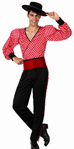 Atosa-8514 Disfraz Flamenco M-L, color rojo, (8514) Atosa-8514 Disfraz Flamenco M-L, color rojo, (8514)