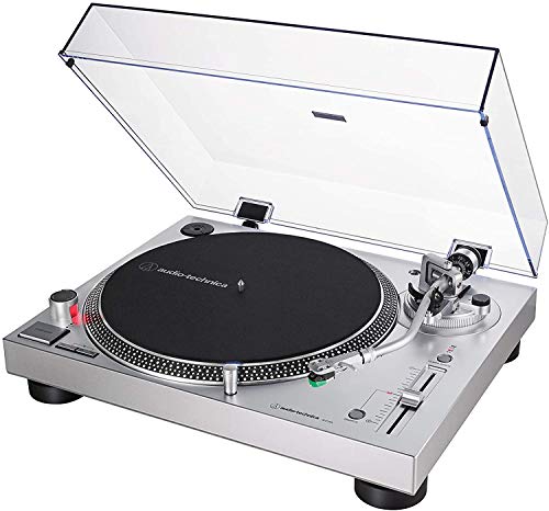 Audio-Technica AT-LP120X, Giradiscos de Tracción Directa (Analógico y USB), Plata Audio-Technica AT-LP120X, Giradiscos de Tracción Directa (Analógico y USB), Plata