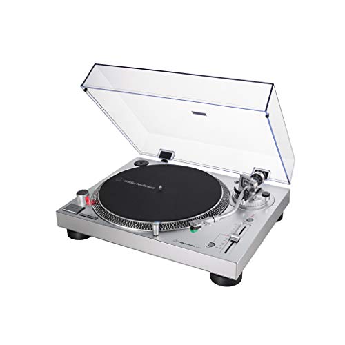 Audio-Technica AT-LP120X, Giradiscos de Tracción Directa (Analógico y USB), Plata Audio-Technica AT-LP120X, Giradiscos de Tracción Directa (Analógico y USB), Plata