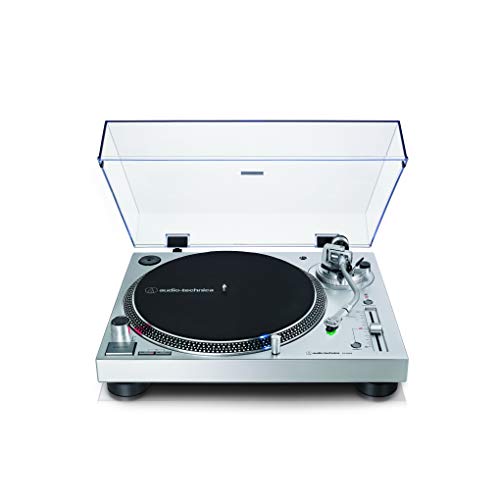 Audio-Technica AT-LP120X, Giradiscos de Tracción Directa (Analógico y USB), Plata Audio-Technica AT-LP120X, Giradiscos de Tracción Directa (Analógico y USB), Plata