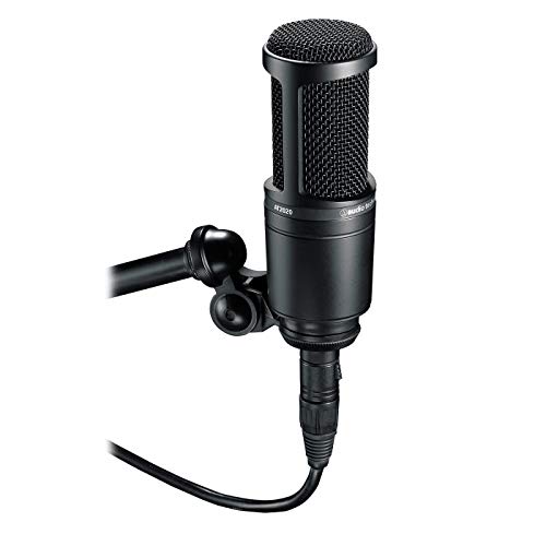 Audio-Technica AT2020 - Micrófono de condensador, Color Negro Audio-Technica AT2020 - Micrófono de condensador, Color Negro