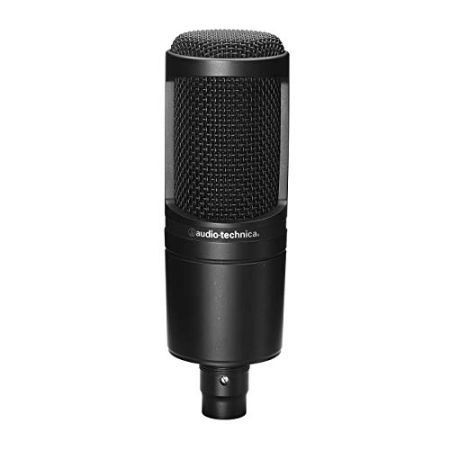 Audio-Technica AT2020 - Micrófono de condensador, Color Negro Audio-Technica AT2020 - Micrófono de condensador, Color Negro