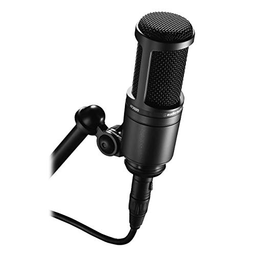 Audio-Technica AT2020 - Micrófono de condensador, Color Negro Audio-Technica AT2020 - Micrófono de condensador, Color Negro