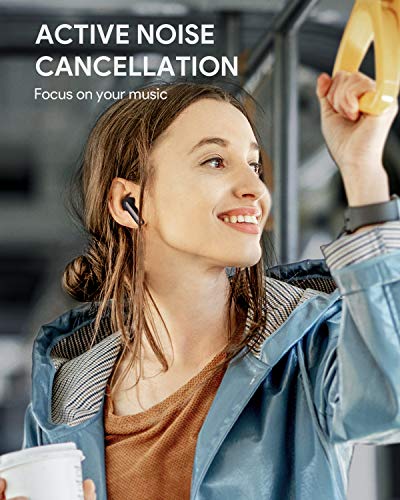 AUKEY Auriculares Bluetooth 5 con Cancelación Activa De Ruido, 4 Micrófonos, 35 Horas y Carga Rápida USB-C, IPX5 Impermeable Auriculares Inalámbricos para iPhone y Android AUKEY Auriculares Bluetooth 5 con Cancelación Activa De Ruido, 4 Micrófonos, 35 Horas y Carga Rápida USB-C, IPX5 Impermeable Auriculares Inalámbricos para iPhone y Android