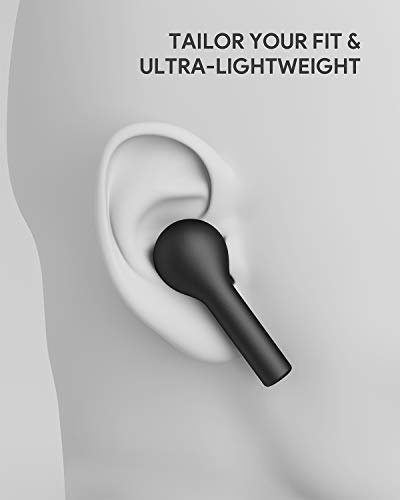 AUKEY Auriculares Bluetooth, Auriculares Inalámbricos Bluetooth 5 en la Oreja con Caja de Carga, Micrófono Incorporado, Control Táctil, Reproducci 25 Horas AUKEY Auriculares Bluetooth, Auriculares Inalámbricos Bluetooth 5 en la Oreja con Caja de Carga, Micrófono Incorporado, Control Táctil, Reproducci 25 Horas