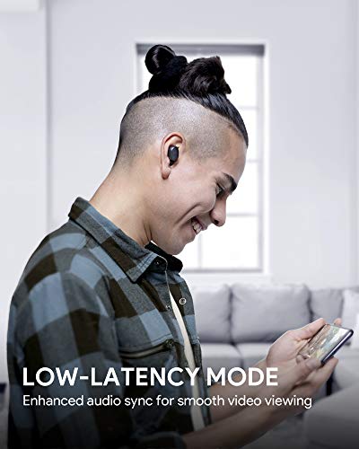 AUKEY Auriculares Inalámbricos Bluetooth 5 Detección en la Oreja, Carga inalámbrica y USB-C, IPX5 Impermeable, 30 Horas de Reproducción, Control Táctil, Micrófono Incorporado, 3D Estéreo AUKEY Auriculares Inalámbricos Bluetooth 5 Detección en la Oreja, Carga inalámbrica y USB-C, IPX5 Impermeable, 30 Horas de Reproducción, Control Táctil, Micrófono Incorporado, 3D Estéreo